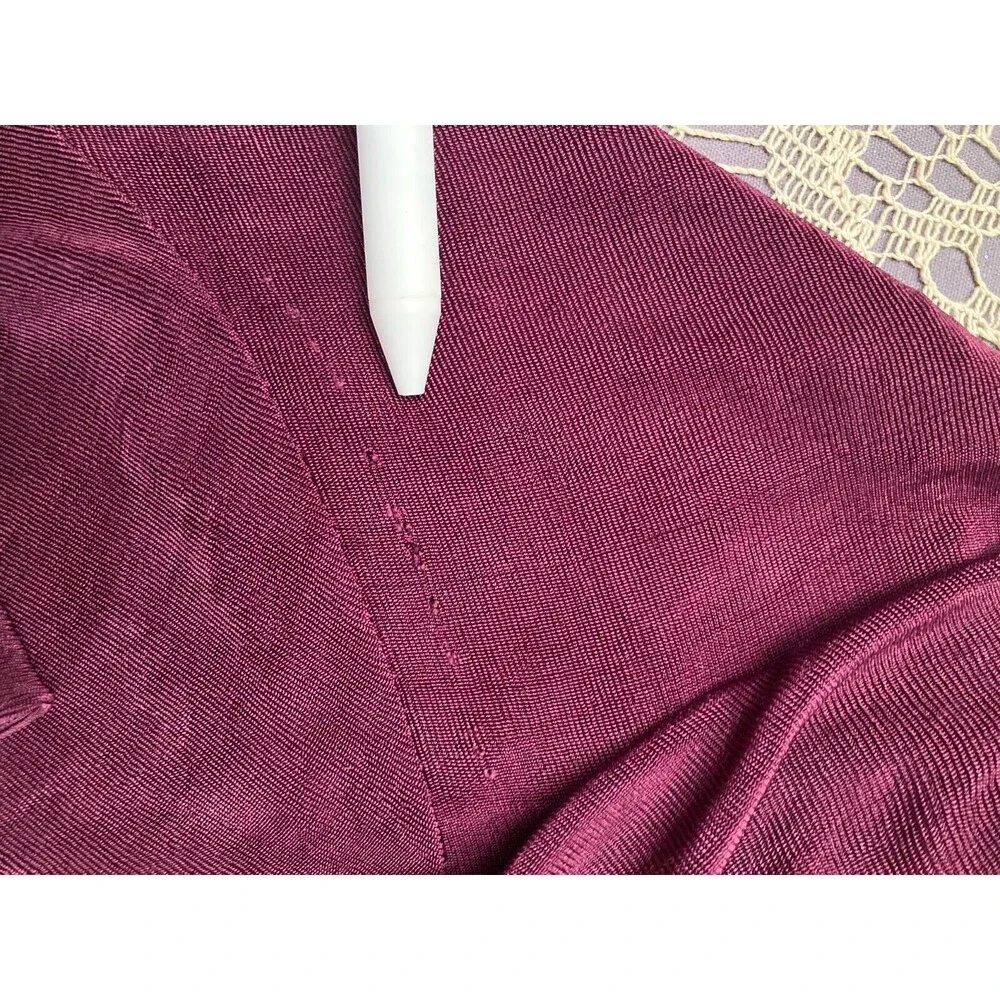 Vintage 90s Dress 1990s Microfiber Grunge Retro Whimsigoth Size Medium